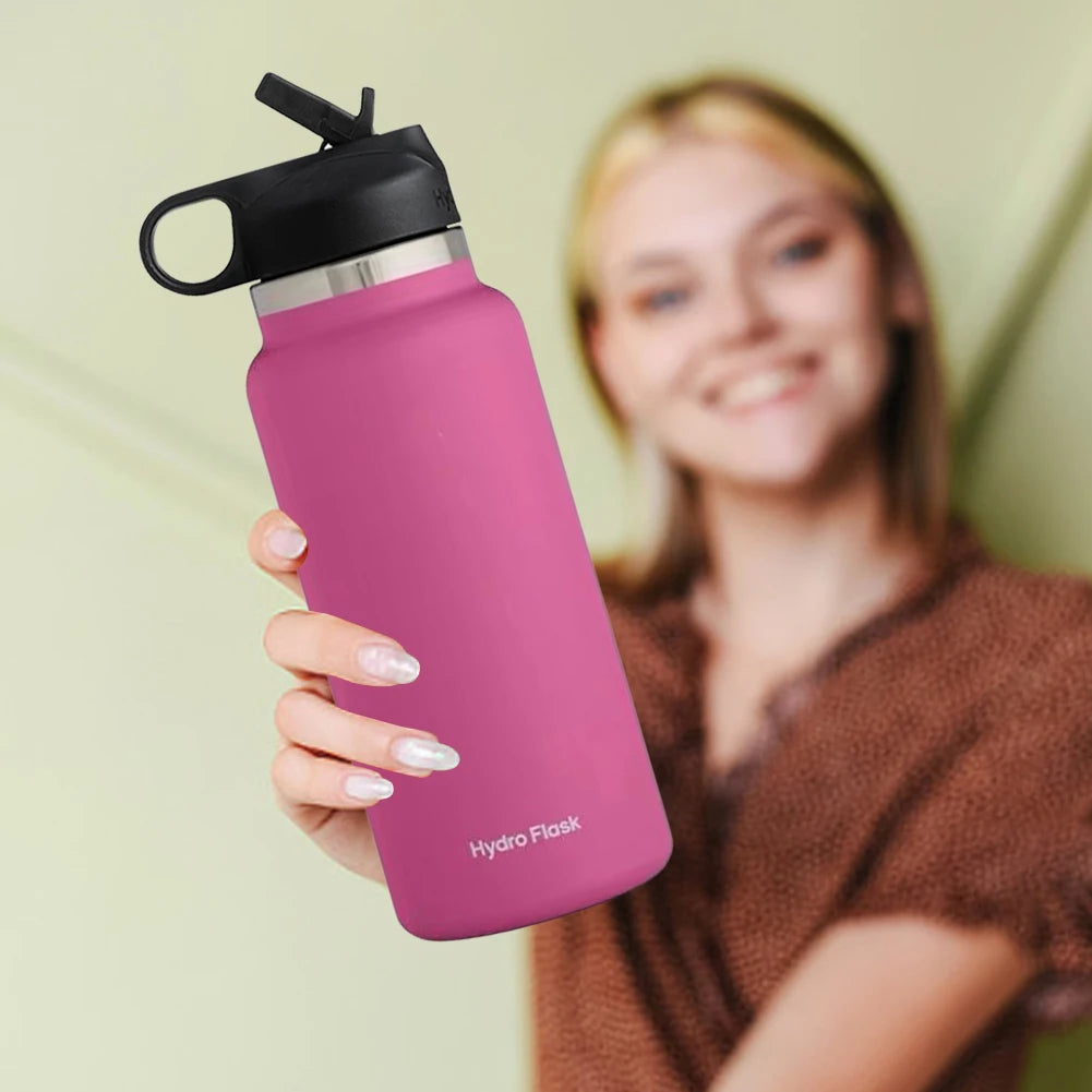 40oz Insulated Water Bottle – Stainless Steel Vacuum Flask, Keeps Drinks Hot & Cold, Flex Cap