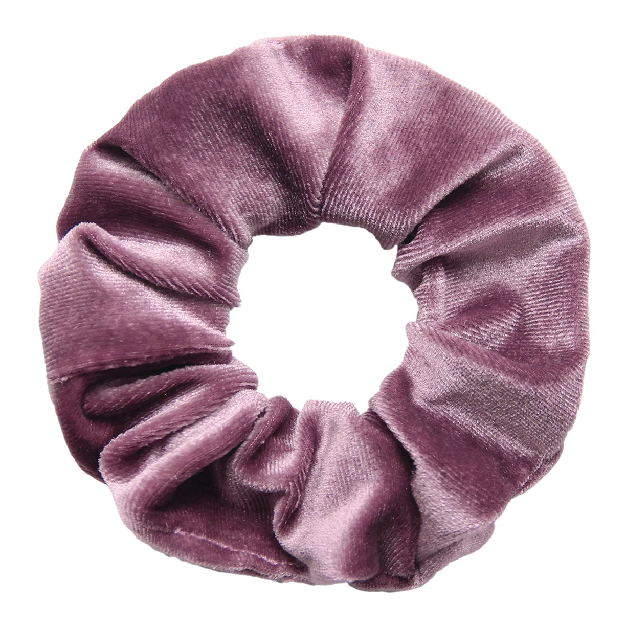 10/6/1Pcs Velvet Hair Scrunchies Set for Women – Solid Color Elastic Ponytail Hair Bands & Headband Accessories (Black Pack)