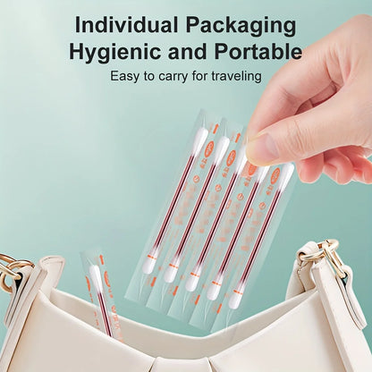 50-500pcs Disposable Iodine Cotton Swabs — Sterile Aseptic Medical Care for Home, Travel & Outdoor Emergency Kits