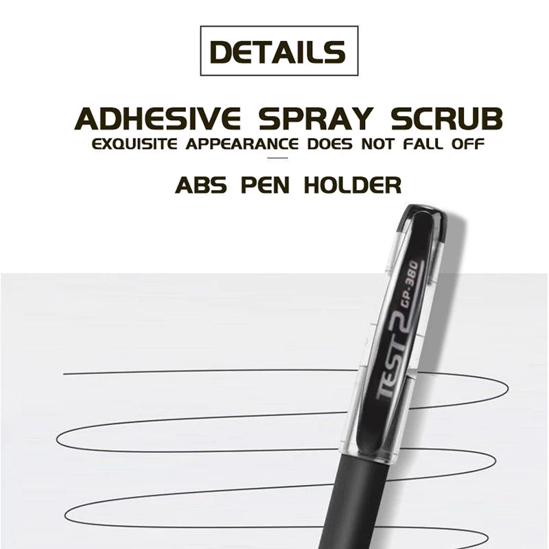 Frosted Gel Pen Set: Black Carbon Signature Pen for Students & Offices - Red and Blue Ink, Examination Special