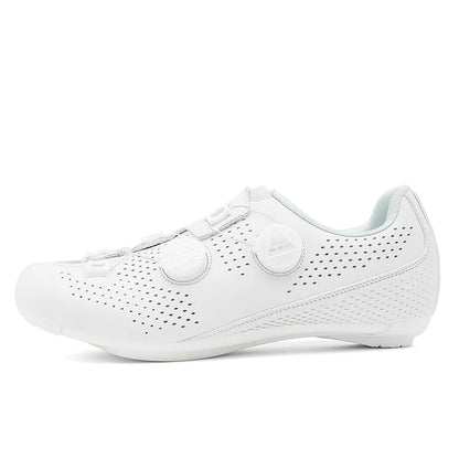 Men’s Speed Cycling Shoes — Road, SPD Cleat & Flat Pedal Bike Shoes, White