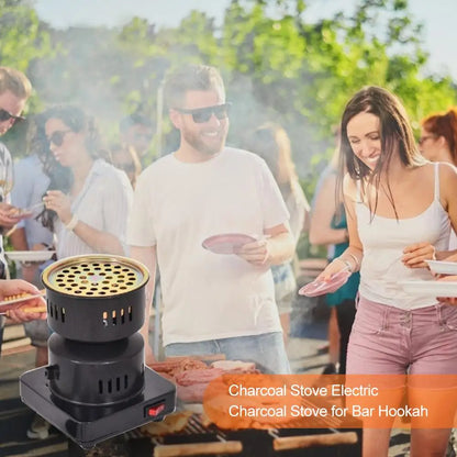 Electric Charcoal Burner Stove – Portable Coal Heater and Shisha Hookah Lighter for BBQ and Party Use