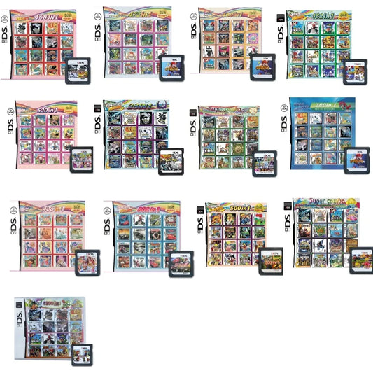 4300-in-1 Multi Game R4 Cartridge Card – High Capacity Video Game Compilation for DS, NDS, 3DS & NDSL Handheld Console Player Card