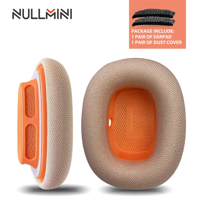 NullMini Replacement Mesh Ear Cushions for Apple AirPods Max 2 - Memory Foam Earpads and Headphone Cushion Covers