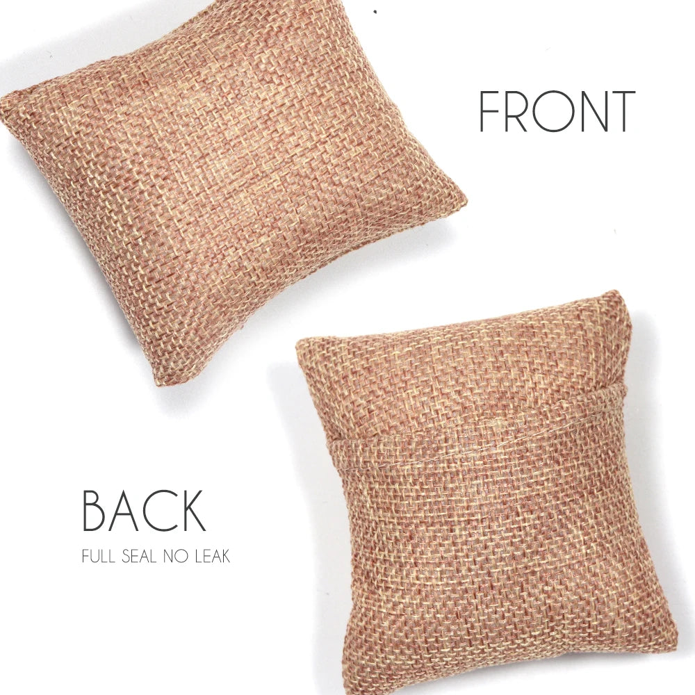 5-Color Fabric Jewelry Display Pillow – Beige Black Grey Bracelet & Watch Cushion Holder for Gifts & Wholesale DIY Accessories