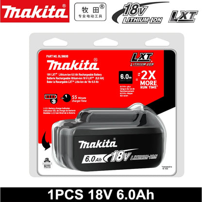 Makita XGT 40V Lithium Ion 5.0Ah Rechargeable Replacement Battery – Compatible with BL4020, BL4025, BL4050, BL4080