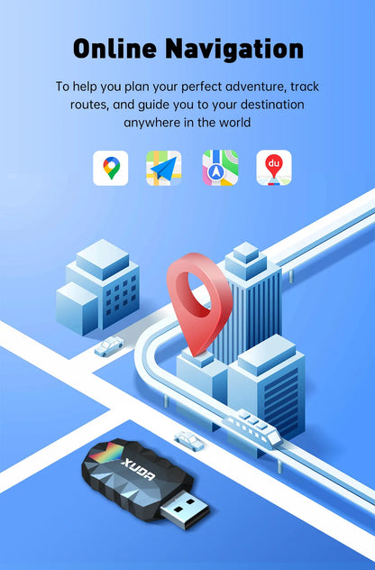 XUDA 2-in-1 Wireless CarPlay & Android Auto Mini Box - Plug & Play, Automatic Connection for 99% of Cars
