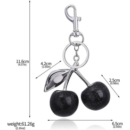 Cute Cherry Keychain Bag Charm – Purse Accessory for Handbags, Women’s Gift