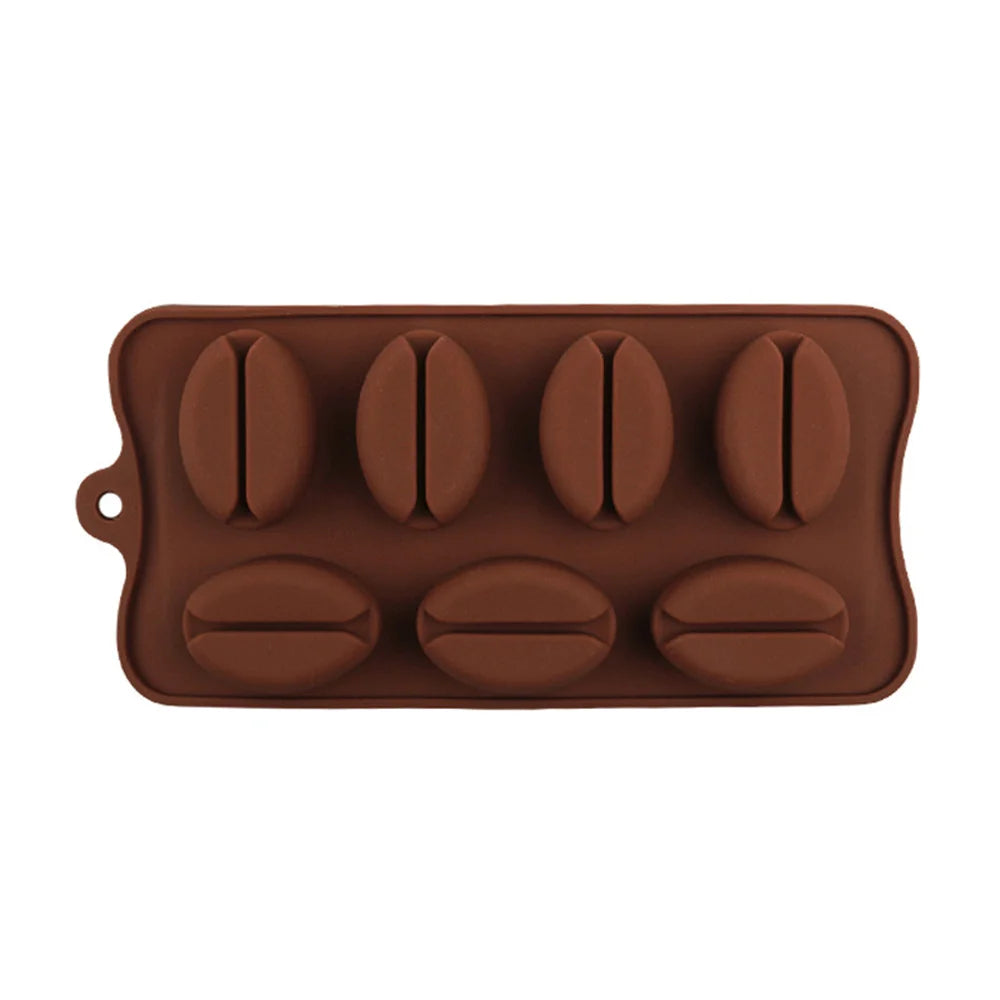 Coffee Bean Silicone Mold – DIY Handmade Soap, Fondant, Chocolate & Mousse Cake Decorating Tool