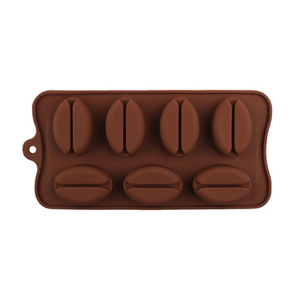 Coffee Bean Silicone Mold – DIY Handmade Soap, Fondant, Chocolate & Mousse Cake Decorating Tool