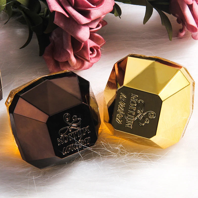Hot Million Gold Perfume for Men & Women, Seductive Leather Notes, 100ml Valentine's Day Gift