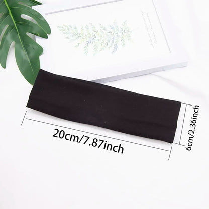Fashion Elastic Sports Headbands – Women’s Stretch Hair Bands for Running, Yoga, Fitness & Makeup Hair Accessories
