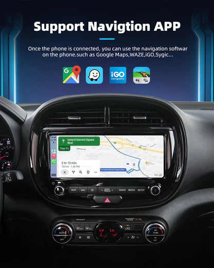 EKIY 2-in-1 Mini Wireless CarPlay & Android Auto Adapter for Cars with Wired Systems