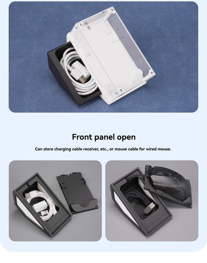 3D Printing Mouse Display Box – Transparent Acrylic Dustproof Storage for Gaming Mouse, Desktop & E-Sports Decor