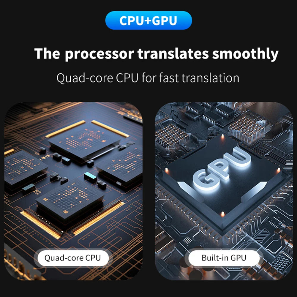 S85 Pro Language Translator Device – 138 Languages, 4-Inch Screen, Offline Voice & Video Translation, 8GB Storage, 2000mAh Battery