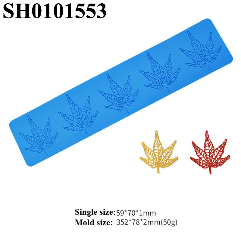 Hollow Chocolate Chips Silicone Baking Mold — Leaf & Honeycomb Design Sugarcraft Lace Mat for Dessert Decoration