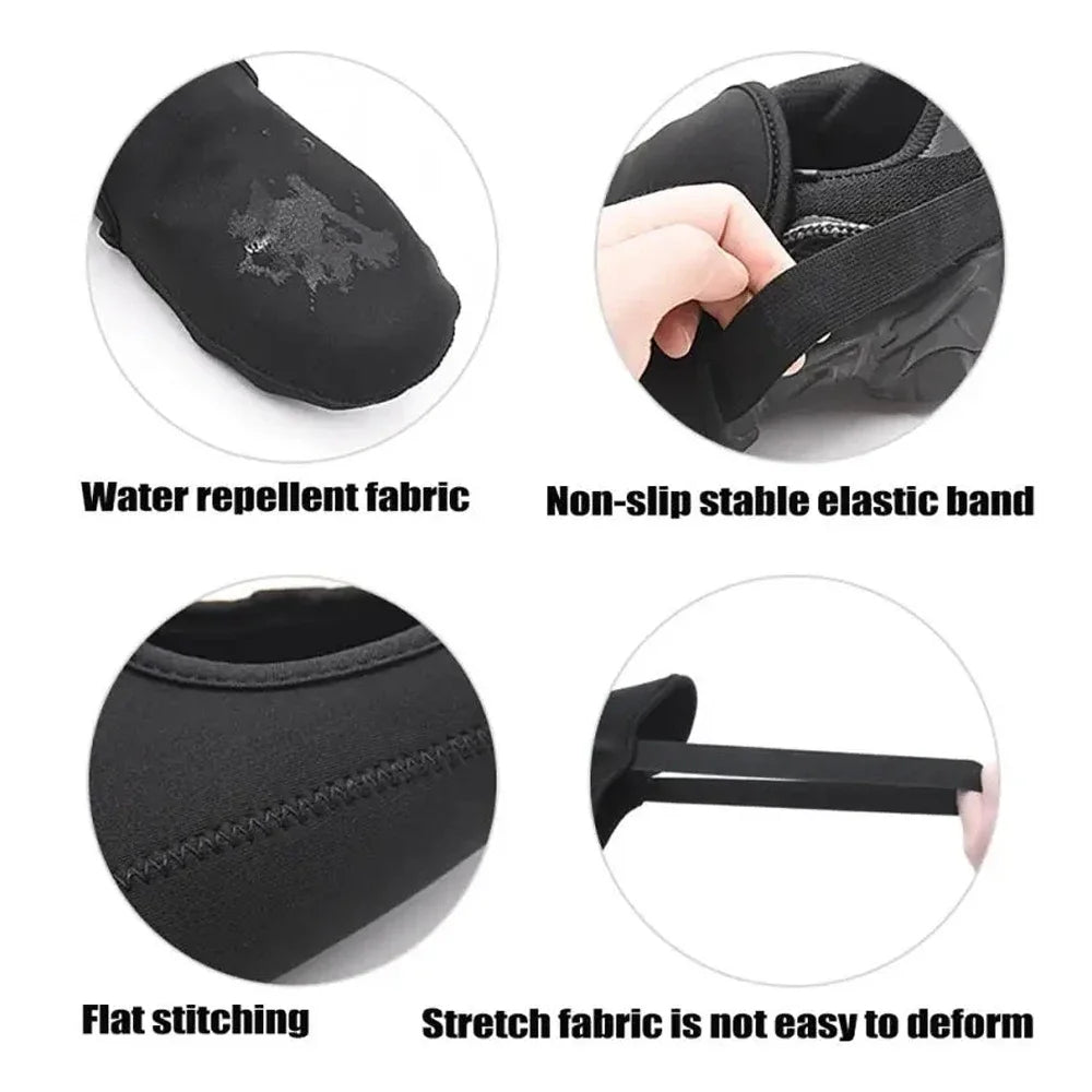 Cycling Shoe Covers – Waterproof & Warm MTB Road Bike Toe Overshoes Protectors for Winter