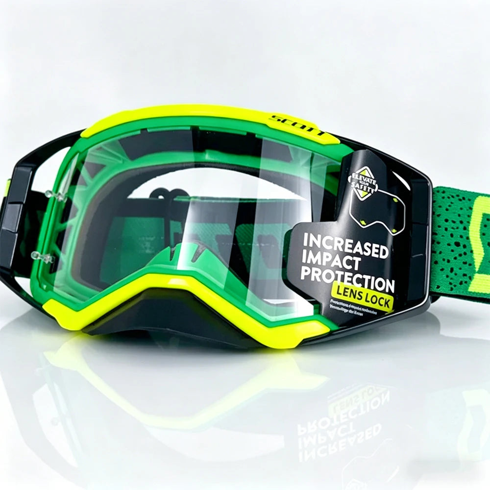 Windproof Motorcycle Goggles with HD Lenses – Off-Road Motocross & Cycling Safety Glasses for Men