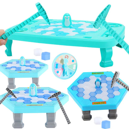 Penguin Breaking Ice Table Game – Parent-Child Interactive Puzzle Toy – Party Game for Kids, Family Fun, Birthday Gift