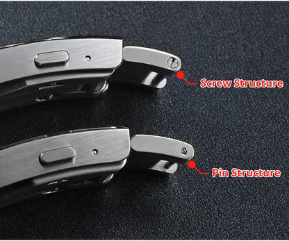 San Martin Fly Adjustable Clasp — 16mm Watch Bracelet Buckle Folding Clasp (Non-Universal)