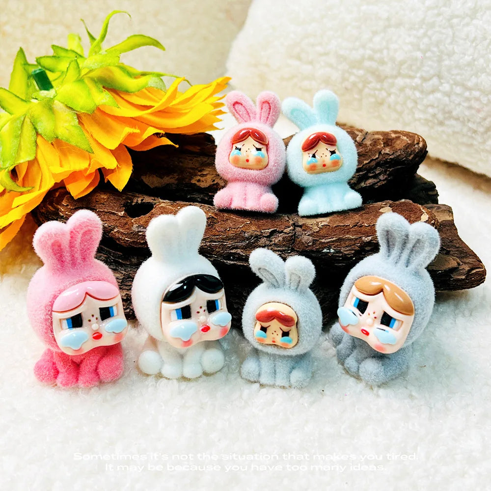 Flocking Crying Baby Blind Box — Little Police Officer 3D Cute Doll, Trendy Mystery Ornament & Gift Toy