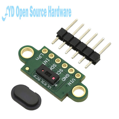 VL53L5X V2 ToF Laser Ranging Sensor Module - Wide-Field Multi-Zone Distance Sensor with Protective Cover, VL53L5CX Compatibility