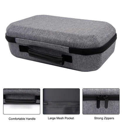 Waterproof Hard Carry Case with Lens Cover: Travel & Home Storage Bag for Meta Quest 3 VR Headset & Game Controller - Mesh Pocket