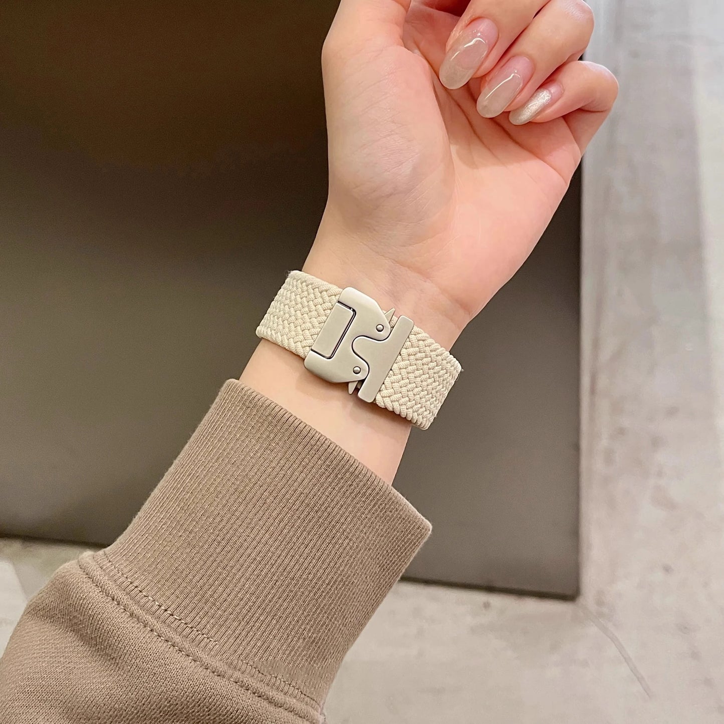 Parachute Braided Strap for Apple Watch – Compatible with 46mm, 45mm, 44mm, 41mm, Series 10/9/8, SE, Ultra 2, 49mm