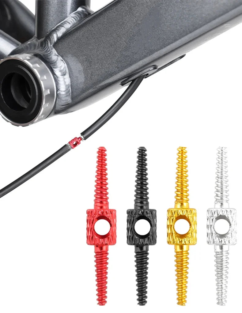 1–20pcs Bike Internal Cable Routing Tool – Red Adapter for 4–5.5mm Brake, Shift Cable & Hydraulic Hose Repair