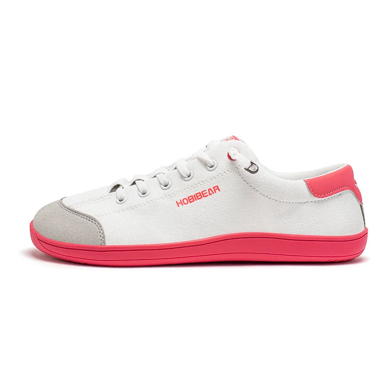 HOBIBEAR Zero Drop Barefoot Shoes – Wide Toe Minimalist Canvas Sneakers for Men & Women