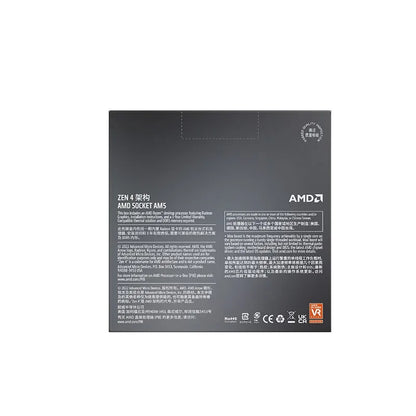 AMD Ryzen 5 7600X 6-Core 12-Thread CPU Processor - 4.7 GHz, 32MB L3 Cache, PCIe 5.0, 105W, LGA AM5 for Gaming