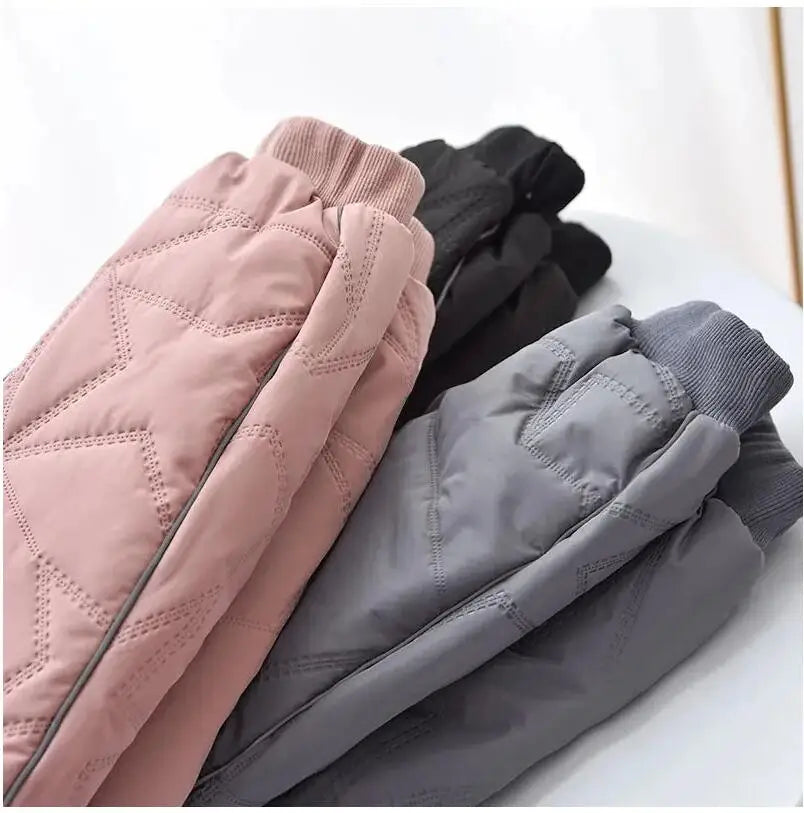 Baby & Kids Winter Ski Pants – Thick Cotton Plus Velvet Waterproof Trousers for Boys & Girls 1–6 Years