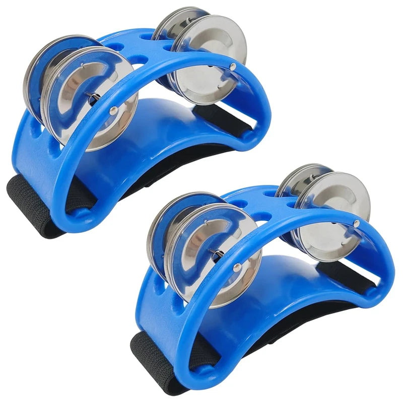 Elliptical Hand & Foot Jingle Drum – Children’s Musical Tambourine Percussion Instrument for KTV, Party, and Educational Play