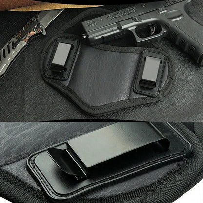 Tactical PU Leather Concealed Gun Holster – Universal Fit for Glock, Sig Sauer, Beretta & Similar Pistols – Hunting Waist Carry Pouch