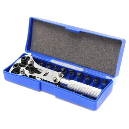 Three-Jaw Watch Case Opener – Adjustable Screw Back Remover Tool for Watchmakers