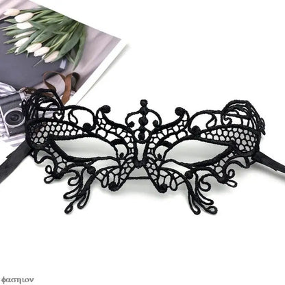 Halloween Lace Velvet Mask — Sexy Unisex Masquerade Eye Mask for Party, Prom, Costume & Cosplay Gifts