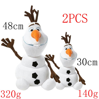 30-50 CM Frozen Anna Elsa Dolls Plush Snow Queen Princess Toy - Soft Stuffed Frozen Toys for Kids, Birthday & Christmas Gift