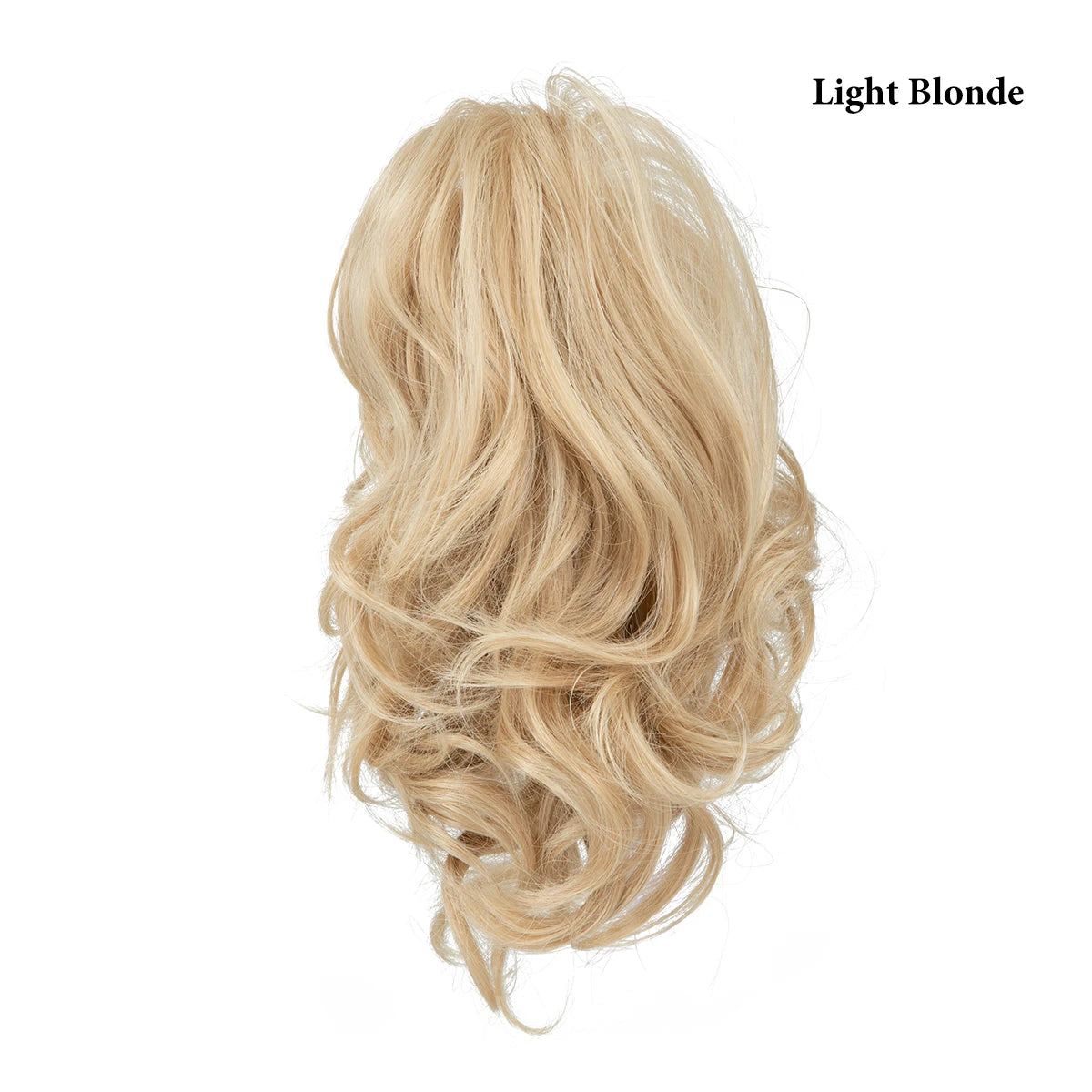 SARLA Premium Synthetic Claw Clip-In Ponytail Extensions – Blonde Hairpiece, Fake Pigtail Hair Bun for Women P026