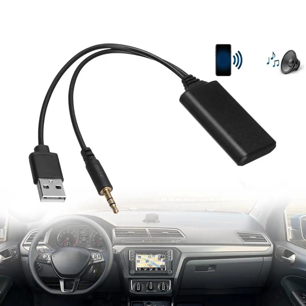 BMW E90 E91 E92 Bluetooth AUX Adapter - Car Audio Cable & Cigarette Lighter Charger Accessory