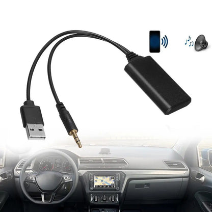 BMW E90 E91 E92 Bluetooth AUX Adapter - Car Audio Cable & Cigarette Lighter Charger Accessory