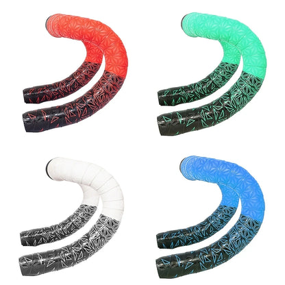 Carbon Pattern/Chrysanthemum Pattern Road Bike Bar Tape Handlebar Tapes | EVA/PU Soft Anti-Vibration Wrap Tape | Durable Bartape