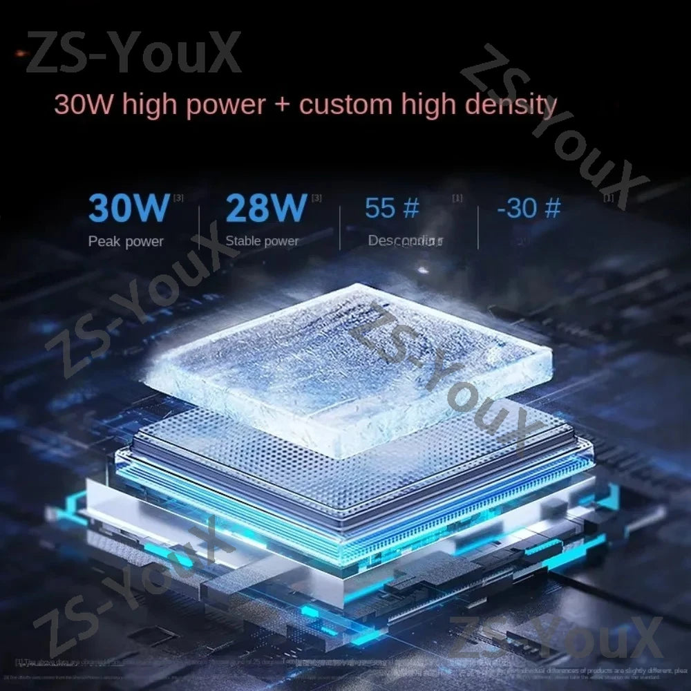 Semiconductor Phone Cooler - Silent Water-Cooled Mobile Cooling Stand