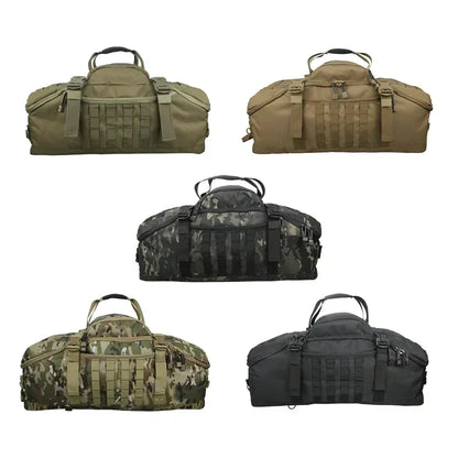 Large Tactical Duffle Backpack - 40L, 60L, 80L, Molle System, Outdoor Camping Bag for Men, Travel Backpack for Hiking