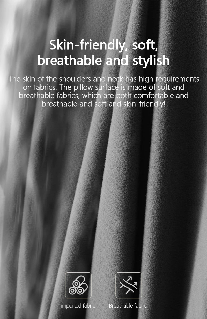 Electric Car Lumbar & Neck Massage Pillow | Single Headrest Vibration Cushion for Seat Support