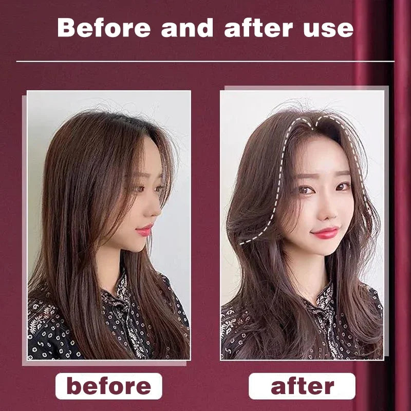 Natural Hair Root Fluffy Clips - Curly Hair Rollers and Curlers for Bangs, Lazy Korean Styling Accessories in Black