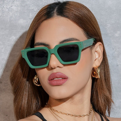Ruiao 2024 Luxury Premium Designer Sunglasses – Black Square Shades for Men & Women