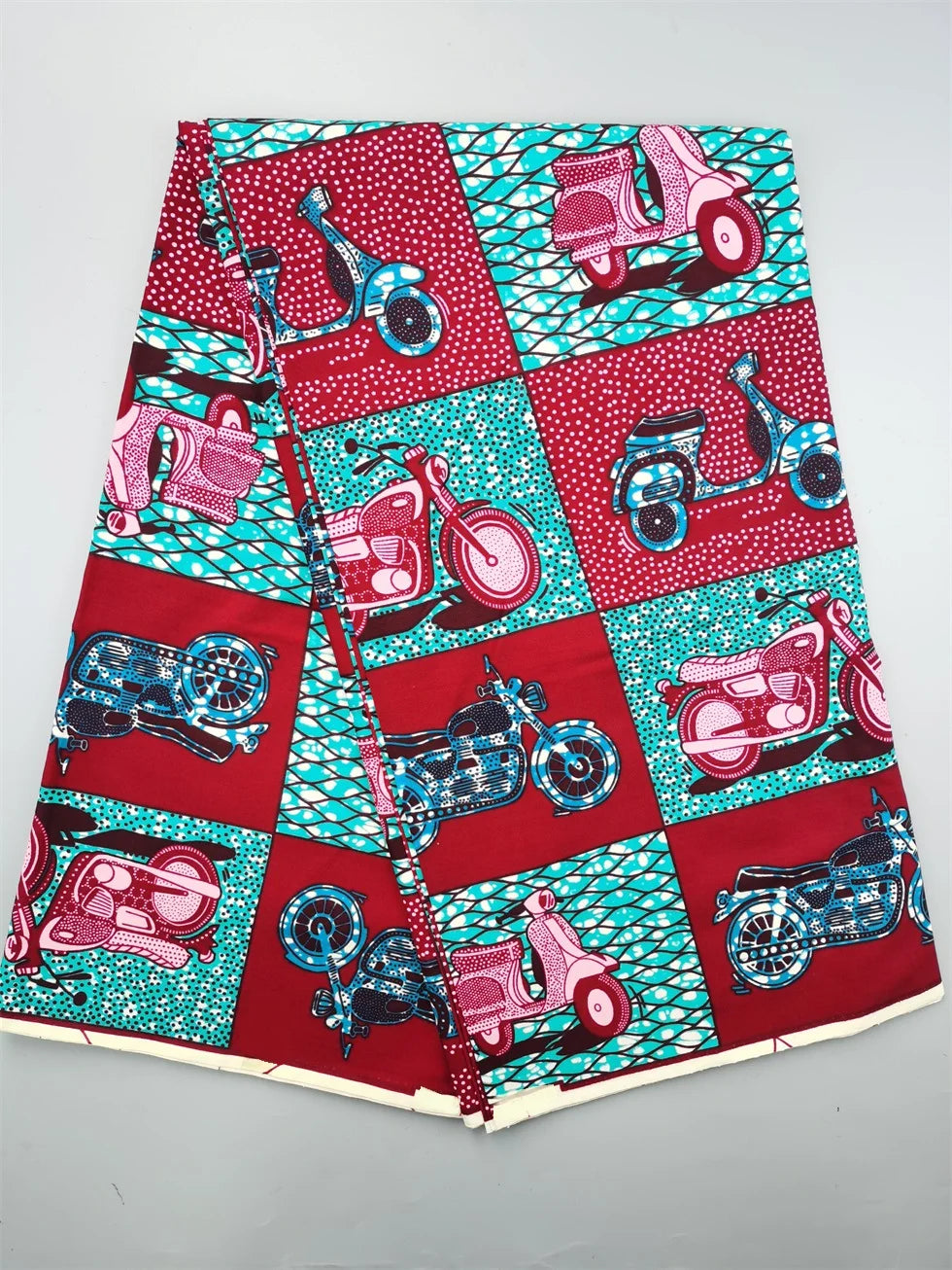 2025 African Wax Fabric - High Quality Cotton Nigerian Ankara Batik Print Material for Sewing & Dresses
