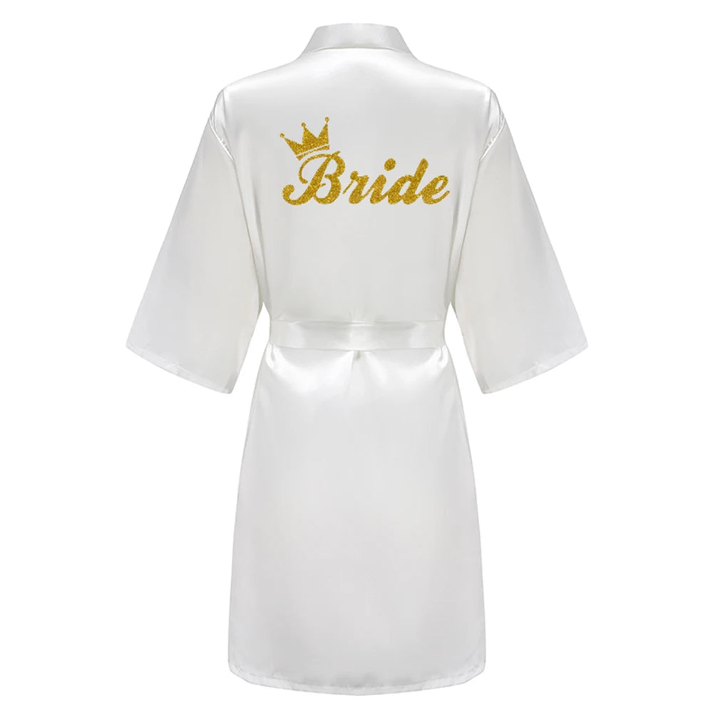 Plus Size Satin Silk Robe for Women - Wedding Bride Bridesmaid Bathrobe Sleepwear in Sage Green