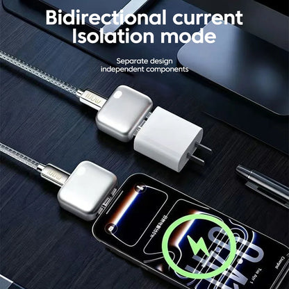 140W Smart Fast Charging Adapter - Auto-Disconnect USB-C Charger with Intelligent Charging Protection for Type-C Devices