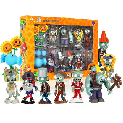 Plants vs Zombies 2 Giant Zombie Toy Set – Ice Pea & Jetpack Zombie Silicone Figures for Boys Gift